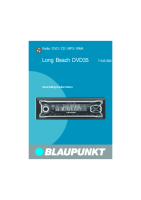 Blaupunkt Long-Beach-DVD-35 - Owners Manual